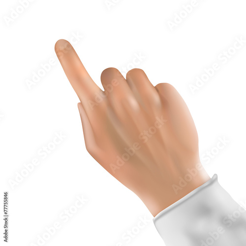 Φωτογραφία Hand with the index finger
