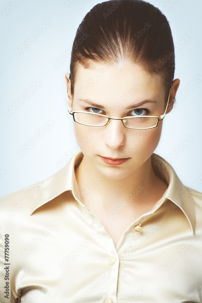 Woman Wearing Glasses Woman Wearing Glasses