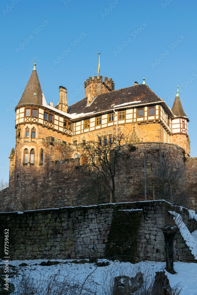 Fototapeta premium Das Schloss Berlepsch bei Witzenhausen in Nordhessen