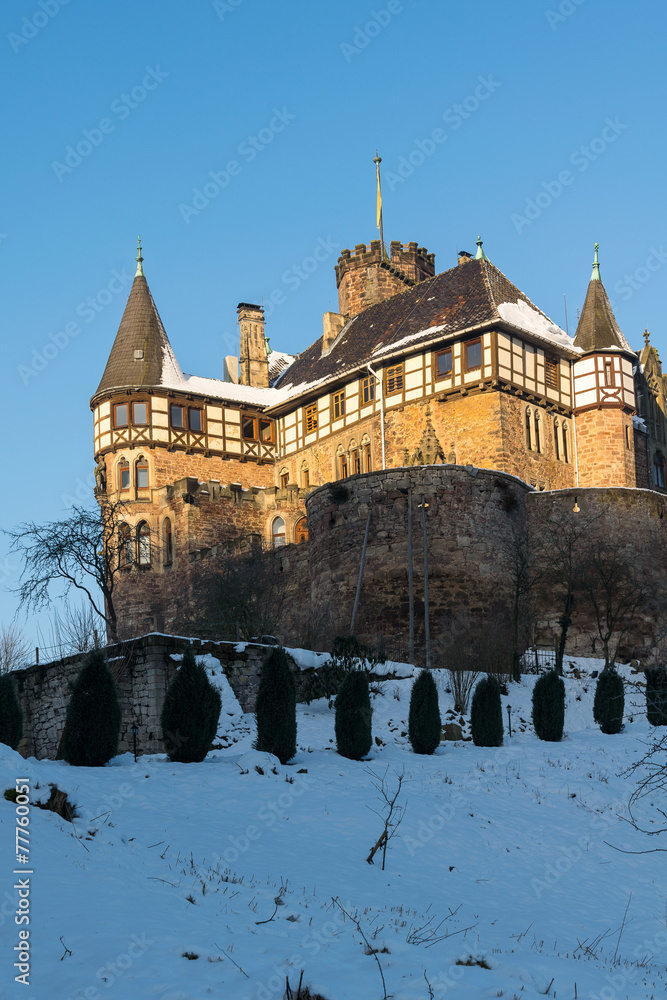 Fototapeta Das Schloss Berlepsch bei Witzenhausen in Nordhessen