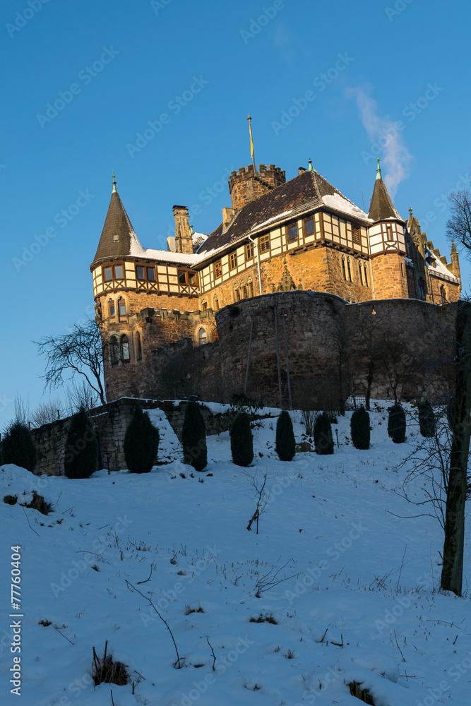 Obraz premium Das Schloss Berlepsch bei Witzenhausen in Nordhessen