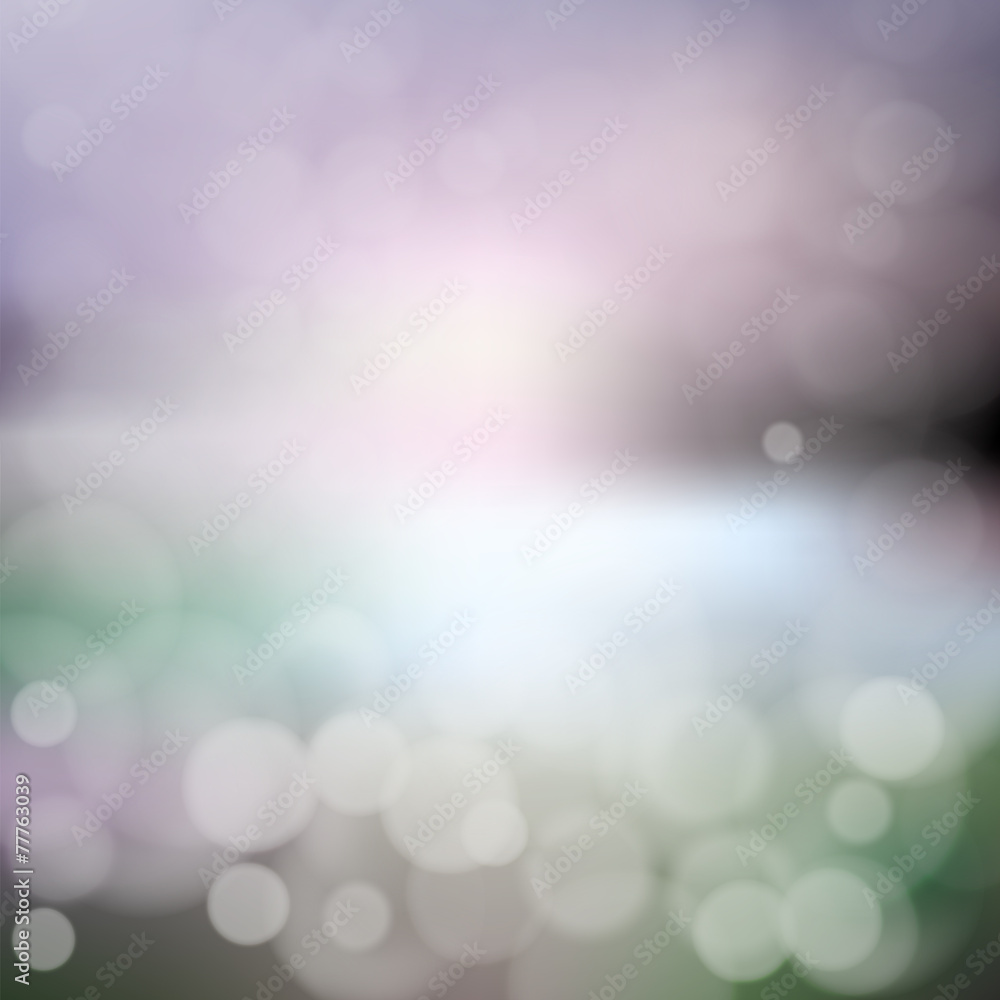 Obraz premium Blurry background with bokeh effect. Abstract vector
