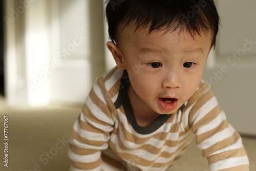 Crawling baby in flight!