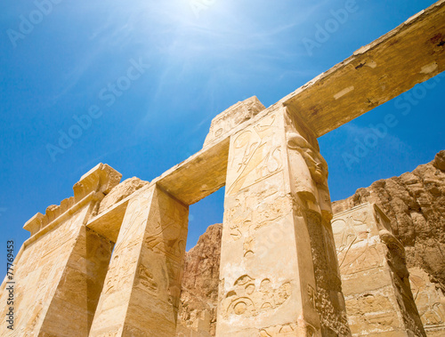 temple of Hatshepsut near Luxor in Egypt photo