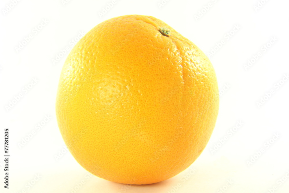 orange fruit closeup in white background orange fruit closeup in white background