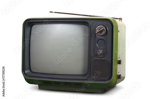 Vintage style old television