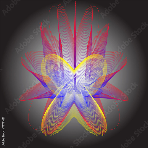 Abstract vector background Flowers