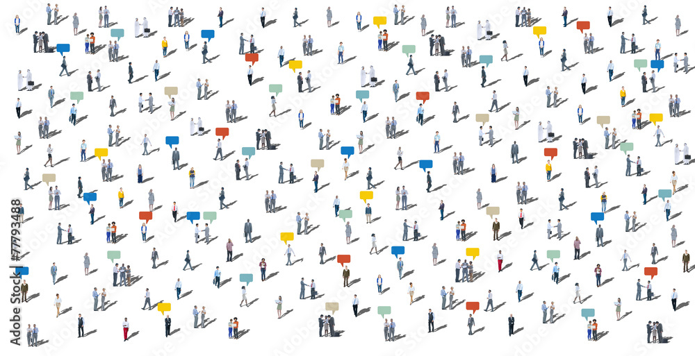 People Diversity Community Large Group of People Concept People Diversity Community Large Group of People Concept