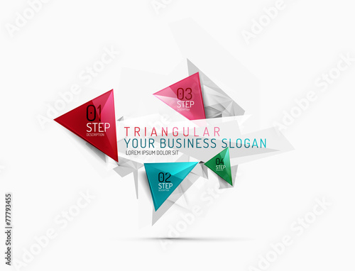 Vector fresh business abstract infographic