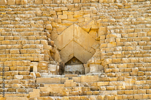 Great pyramid entrance