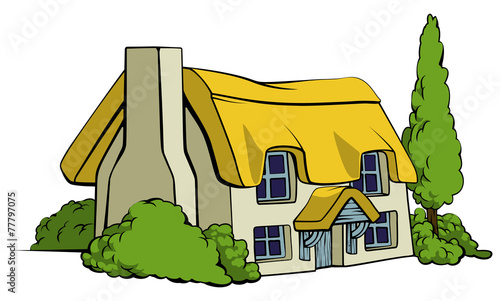 Country cottage or farm house