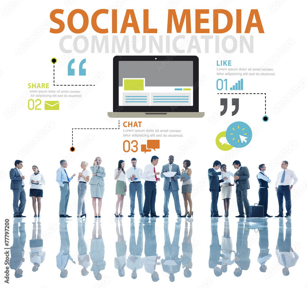 Social Media Social Networking Technology Connection Concept Social Media Social Networking Technology Connection Concept