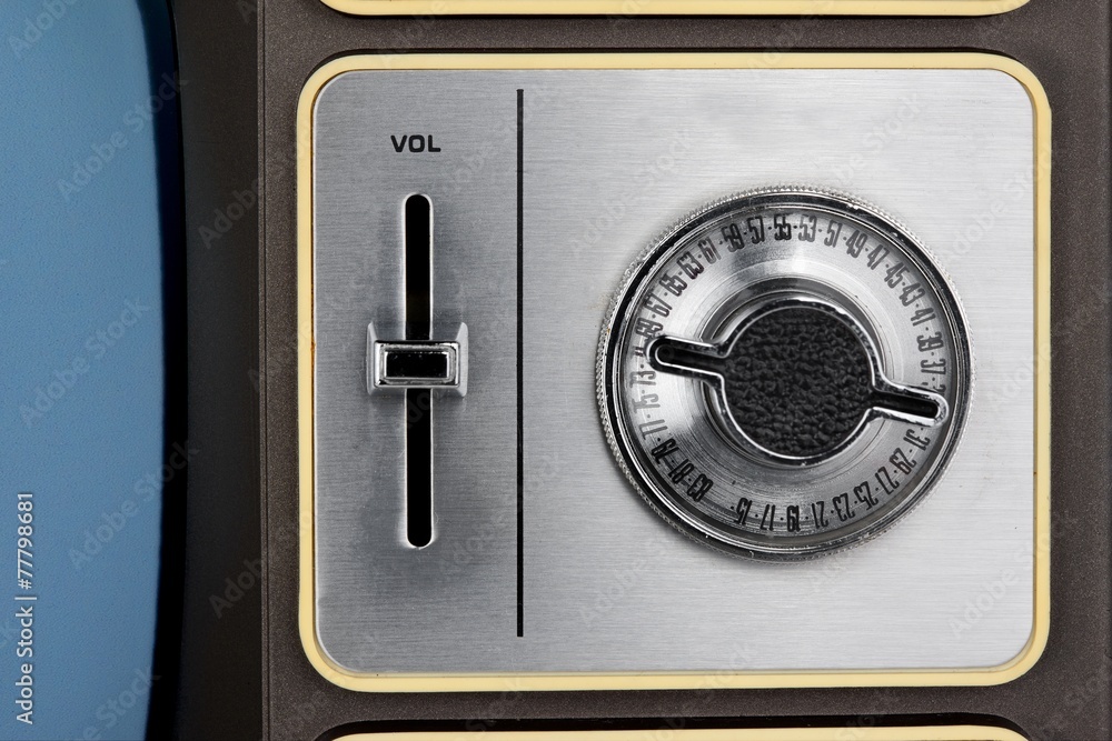 old tv knobs Stock Photo Adobe Stock