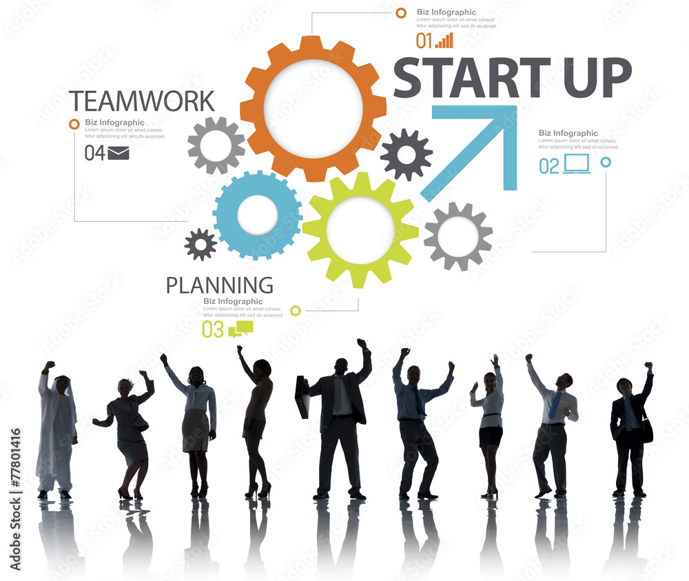 Startup New Business Plan Strategy Teamwork Concept Startup New Business Plan Strategy Teamwork Concept