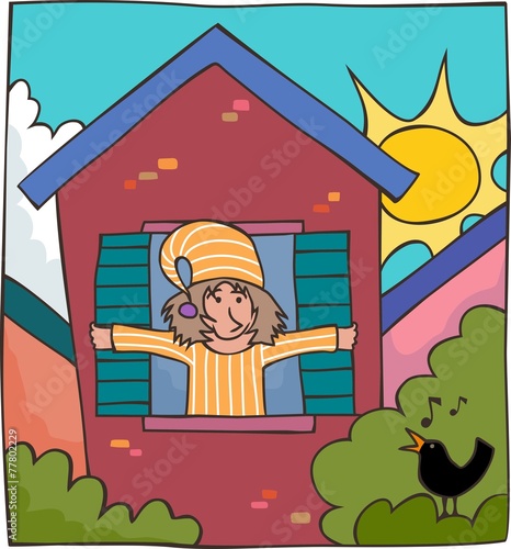 good morning window