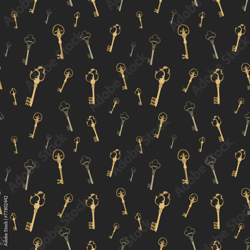 Seamless pattern with key