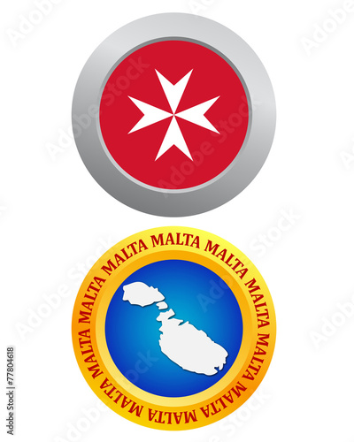 button as a symbol MALTA