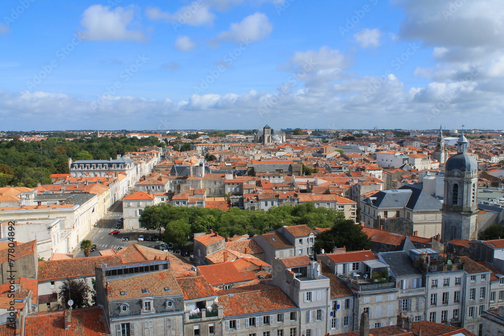 La Rochelle vue d'en haut