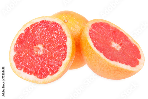 Fresh grapefruits