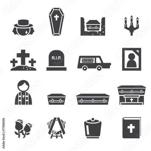 Funeral icons