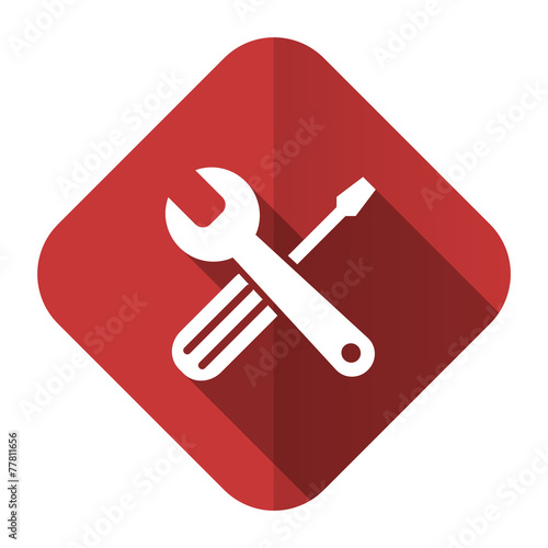 tools flat icon service sign