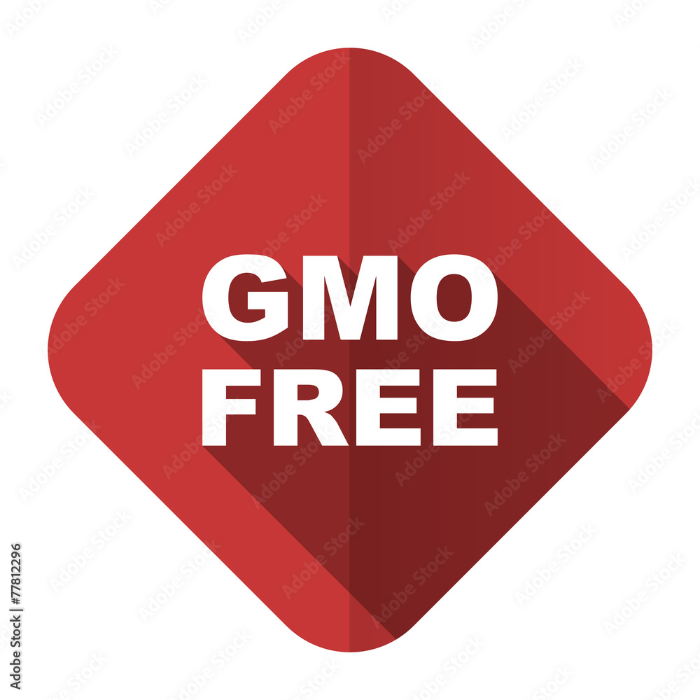 gmo free flat icon no gmo sign gmo free flat icon no gmo sign