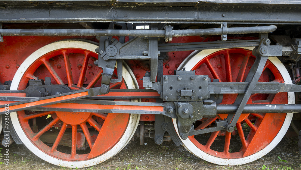 Old locomotive in Tuscany