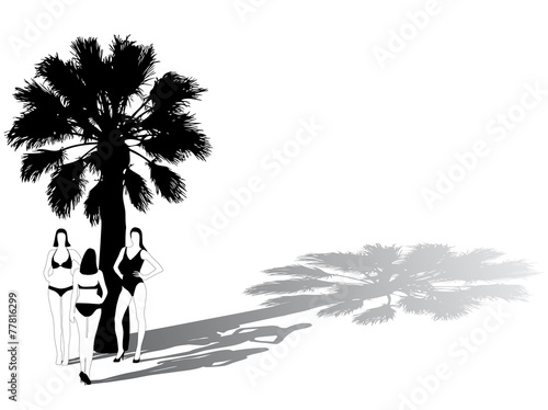 Girls on the beach