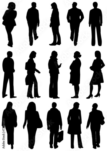 Illustration of business people