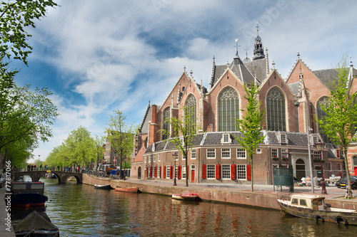 Oude Kerk, Amsterdam, Holland photo