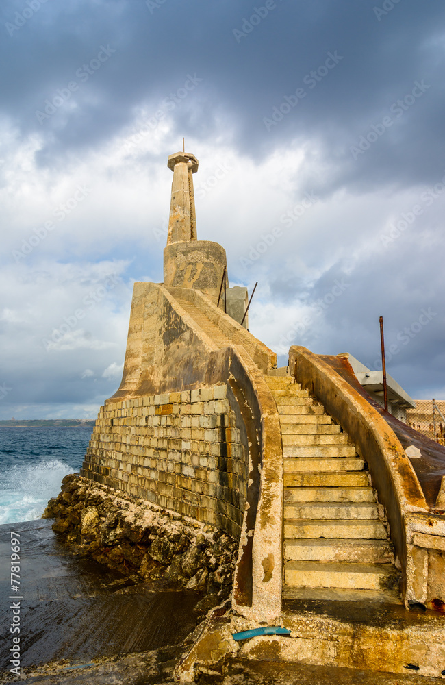 Old lighthouse in Malta