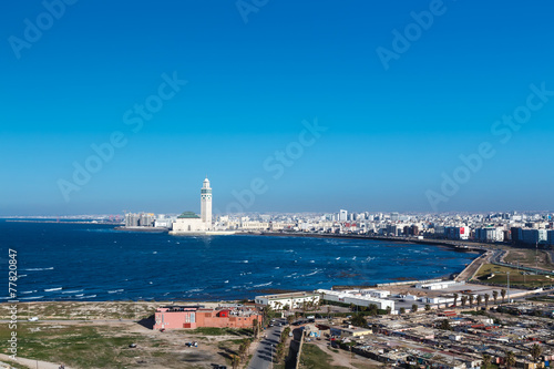 City panorama. Casablanca, Morocco.  Africa
