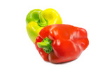 peppers  on white background