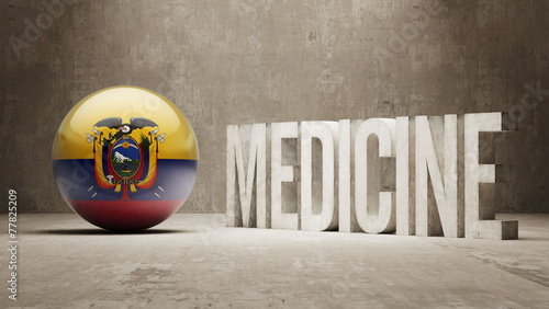 Ecuador. Medicine Concept.