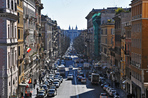 Roma, Via Merulana da Piazza Santa Maria Maggiore photo