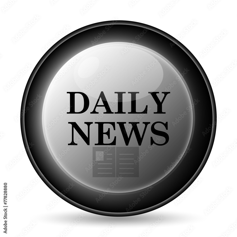 Fototapeta premium Daily news icon