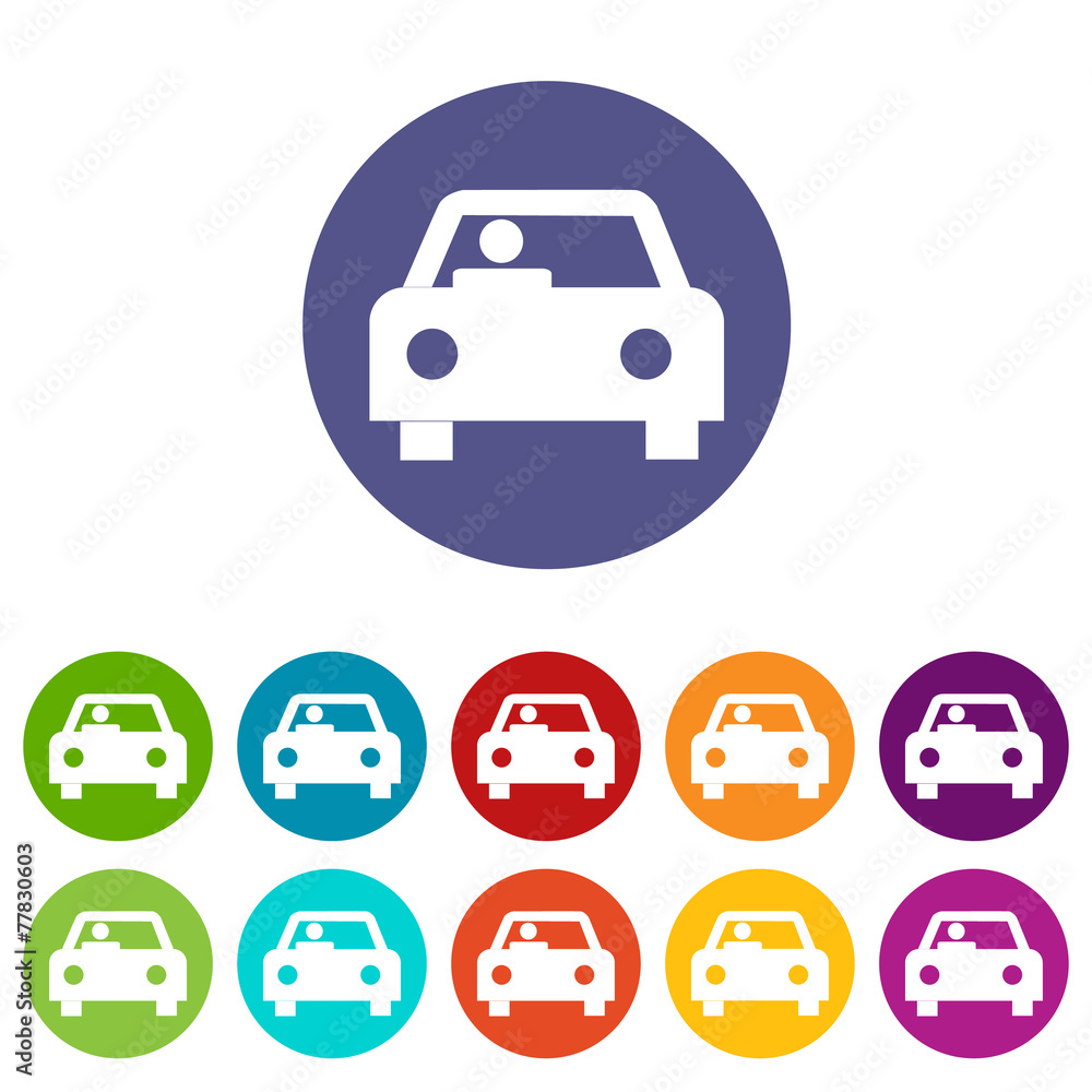 Car flat icon Car flat icon