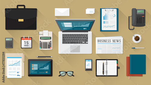 Businessman's desk