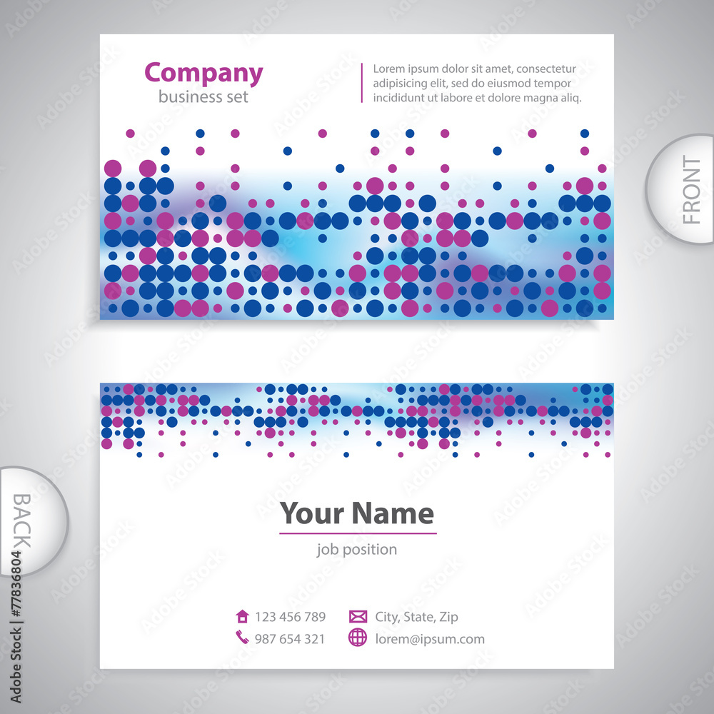 business card - science and research - abstract background business card - science and research - abstract background