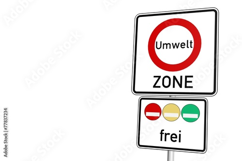 Verkehrszeichen Umweltzone