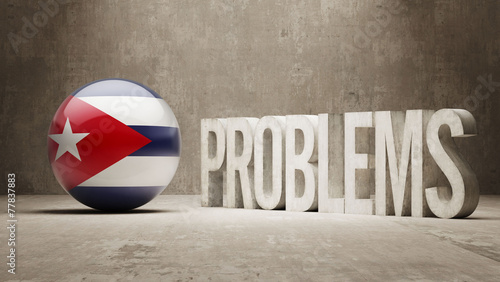 Photography Cuba. Problems Concept.