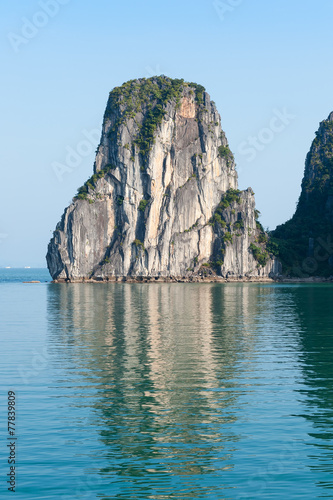 Ha Long bay cliff vietnam