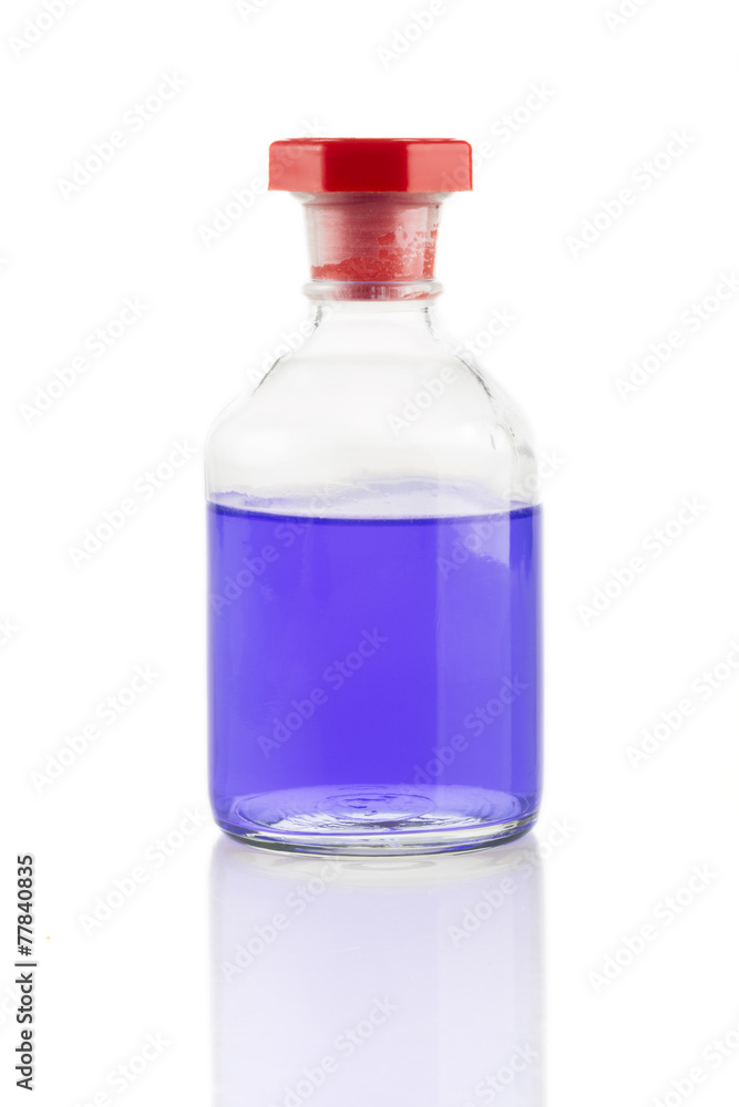 Bottle with Purple Liquid Bottle with Purple Liquid