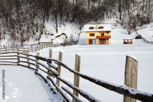 Wallpaper Mural Winter mountain resort Torontodigital.ca