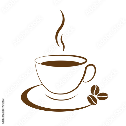 hot coffee cup icon #77842277