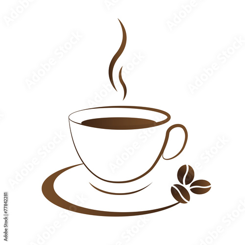 hot coffee cup icon