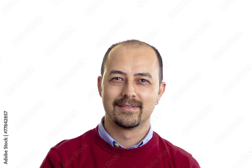 Fototapeta premium smiling happy man isolated