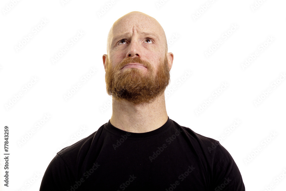 Fototapeta premium looking up isolated