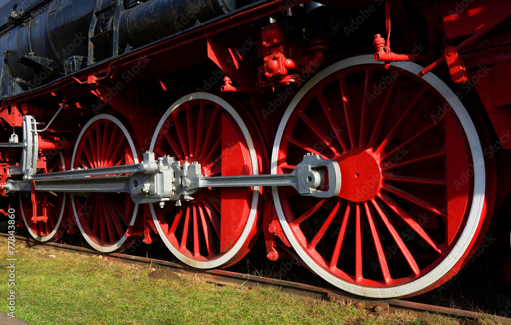 Technical detail of a steam locomotive