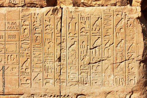 Old Egypt Hieroglyphs